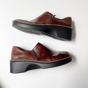 NAOT- Brown Leather Slip On Shoes Size 7- 7.5